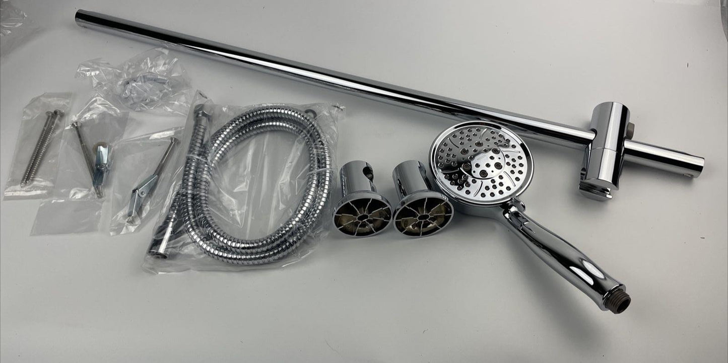 Moen 3667EP Single Function Handheld Shower with Hose & Slide Bar Chrome Finish