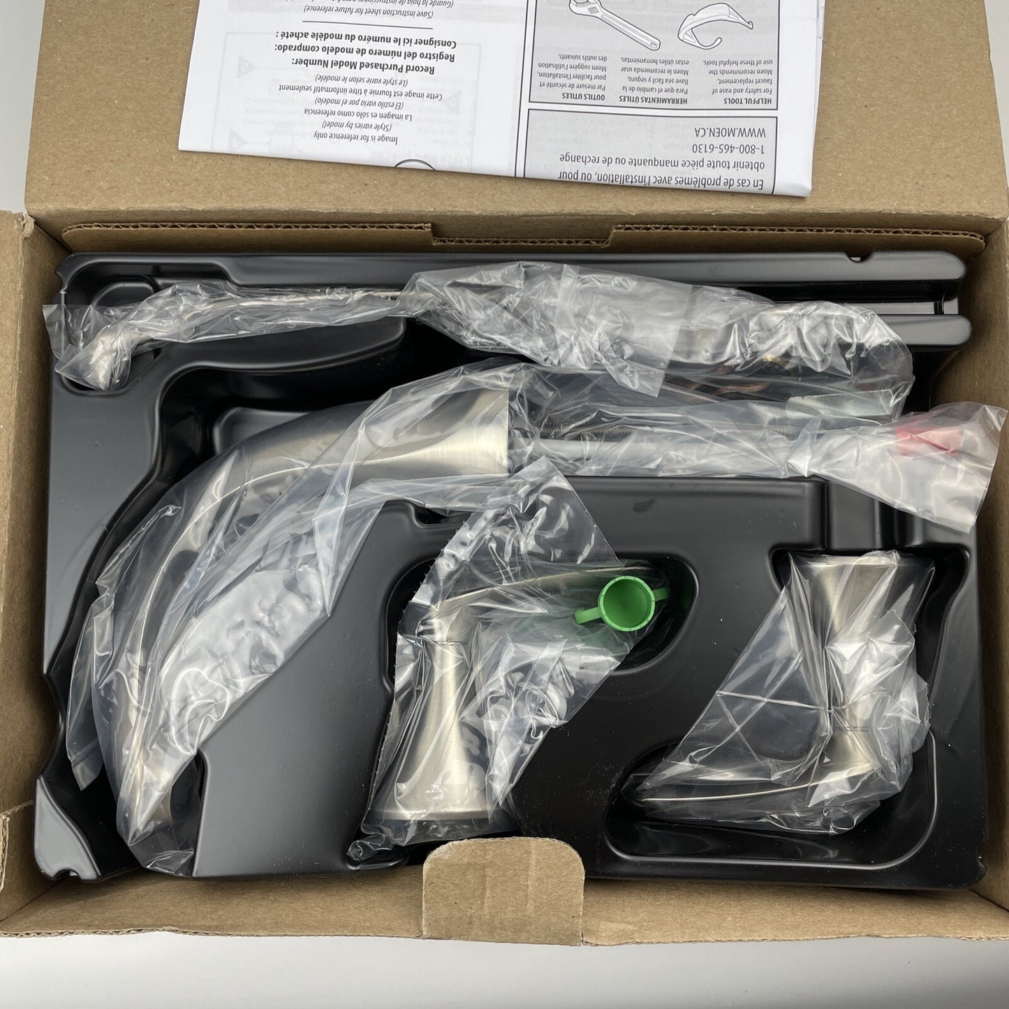Moen 5011SRN Seena Two-Handle Widespread Bathroom Faucet-Chrome