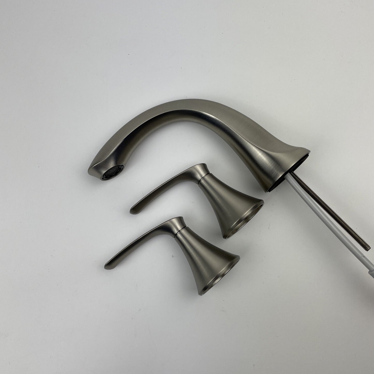 Moen 5011SRN Seena Two-Handle Widespread Bathroom Faucet-Chrome