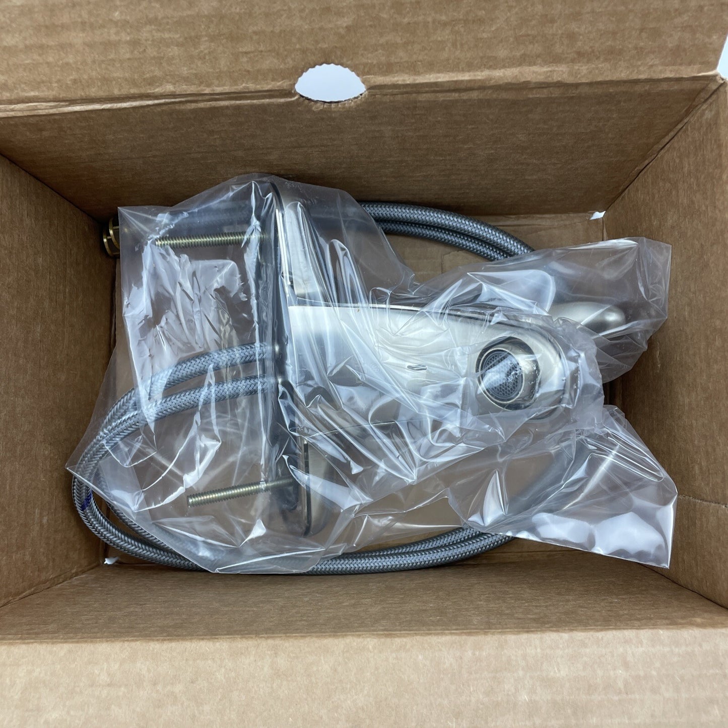 Moen CFG CA40712BN Cornerstone One-Handle Bathroom Centerset Faucet, Nickel
