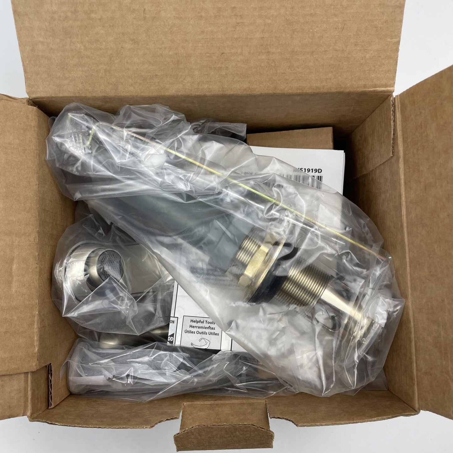 Moen Cornerstone 40225BN Brushed Nickel 2-Handle 4" Centerset Bathroom Faucet