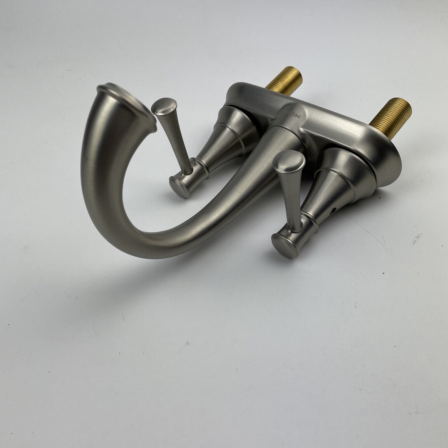 Moen 84755SRN Gilmour Brushed Nickel Two Handle 4" Centerset Bathroom Faucet