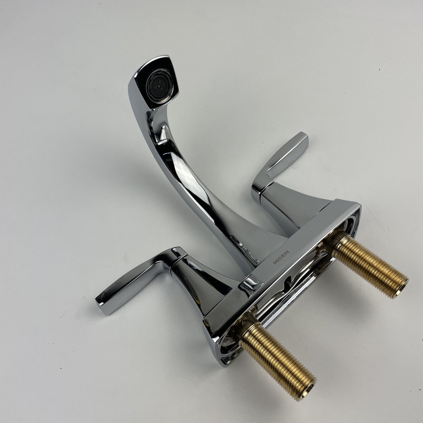 Moen 6901 Voss Two-Handle High Arc Bathroom Faucet - Chrome