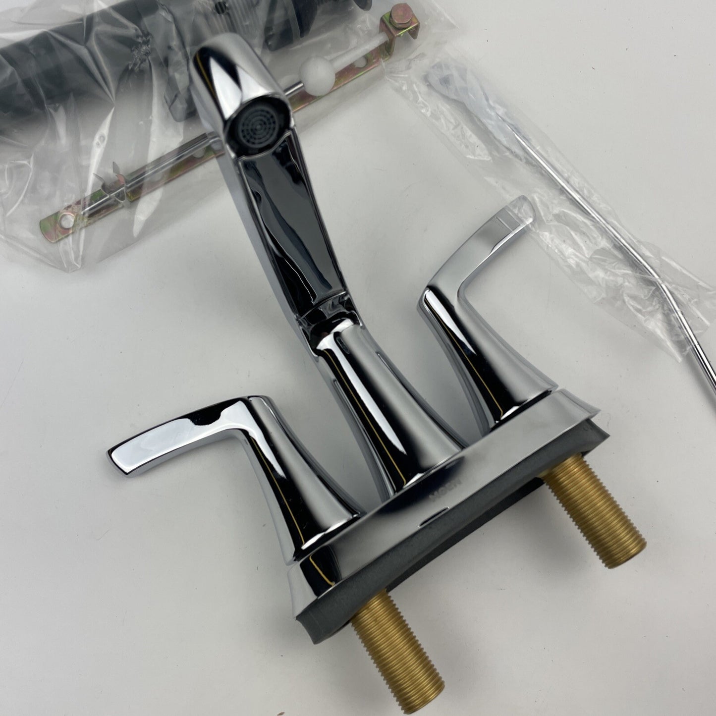 Moen Danika WS84633 Two-Handle High Arc Bathroom Faucet Chrome