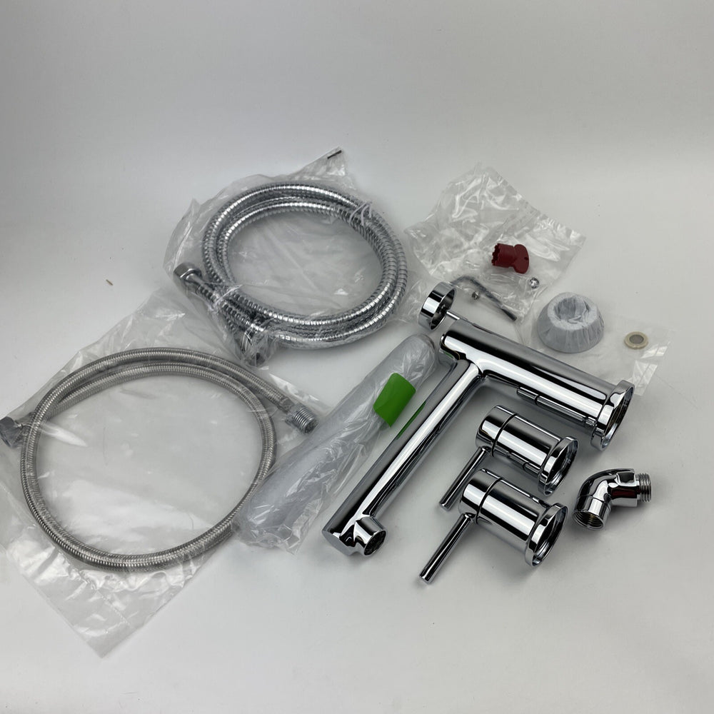 Moen T394 Align 2-Handle Diverter Roman Tub Faucet with Hand Shower Chrome(READ)