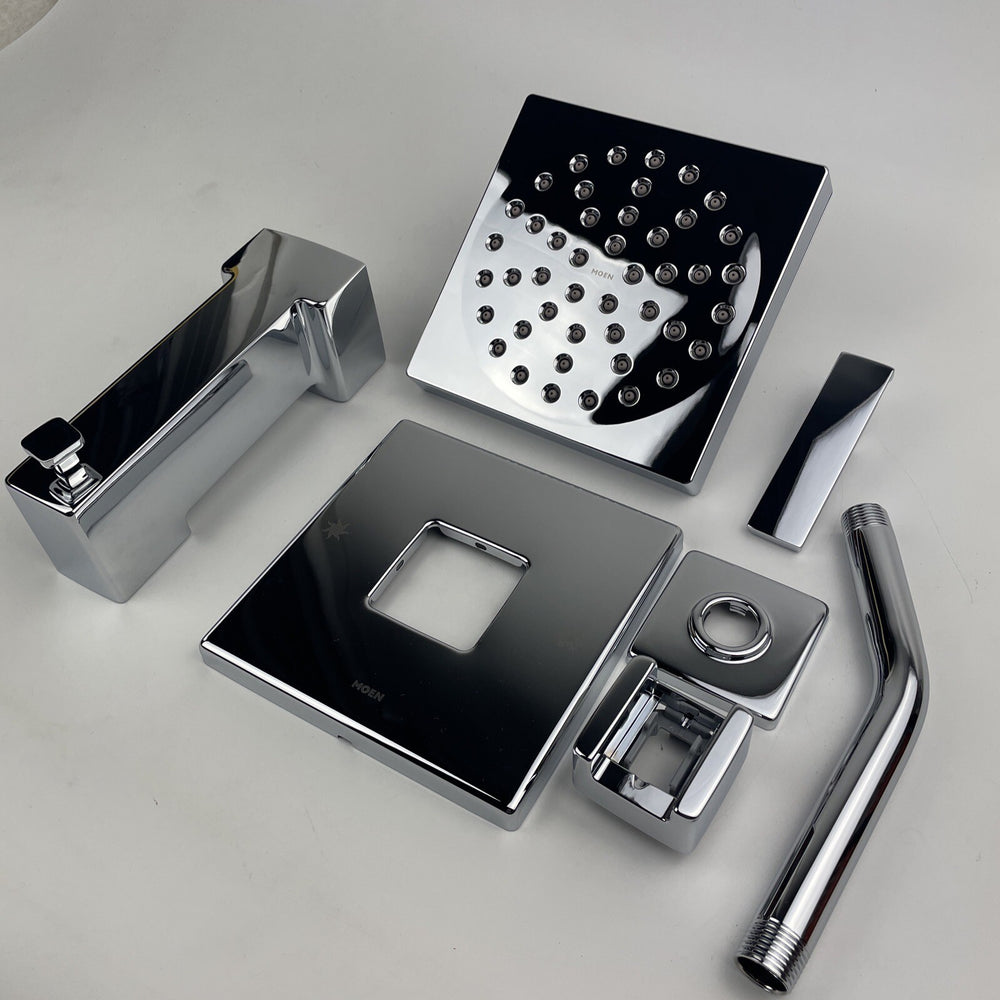 Moen UTS3713 90 Degree M-CORE 3-Series 1-Handle Tub and Shower Trim Kit - Chrome