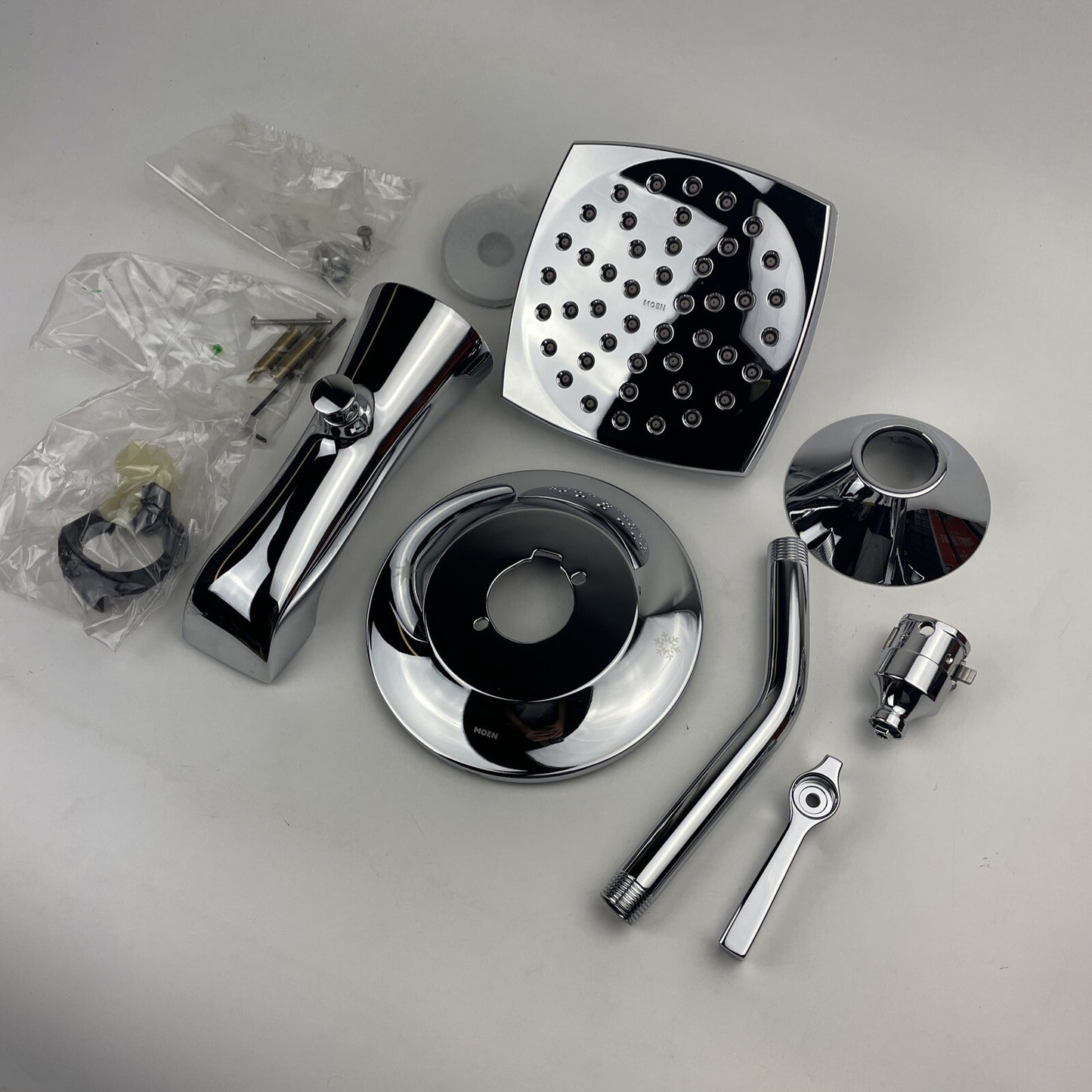 Moen TS2913 Flara Single Handle Pressure Balance Tub and Shower Trim Kit Chrome