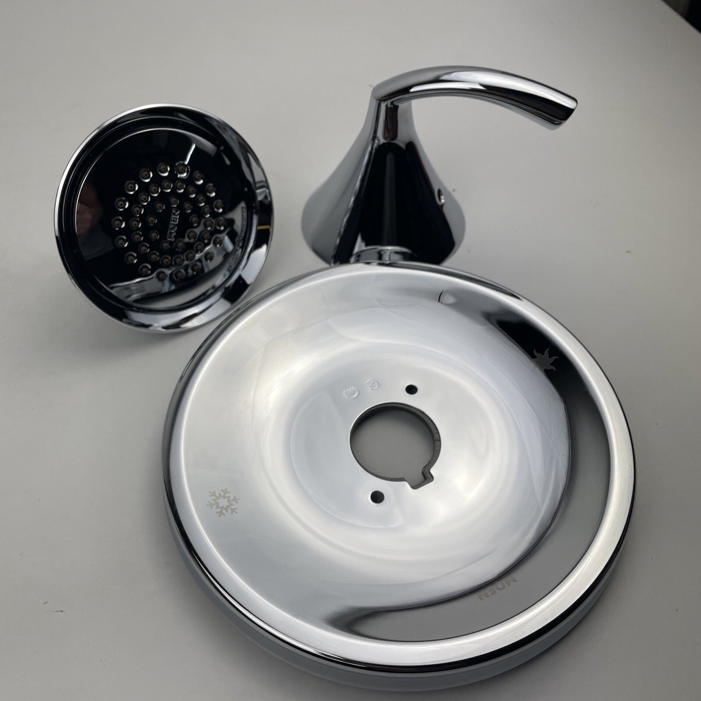 Moen T2742EP Glyde Single Function Pressure Balanced Shower Valve Trim - Chrome