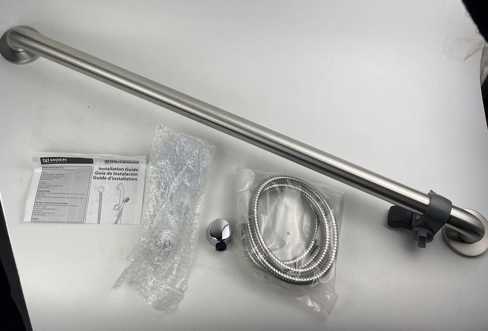 Moen 52236GBM17 Single Function Hand Shower with Side Grab Bar - Chrome