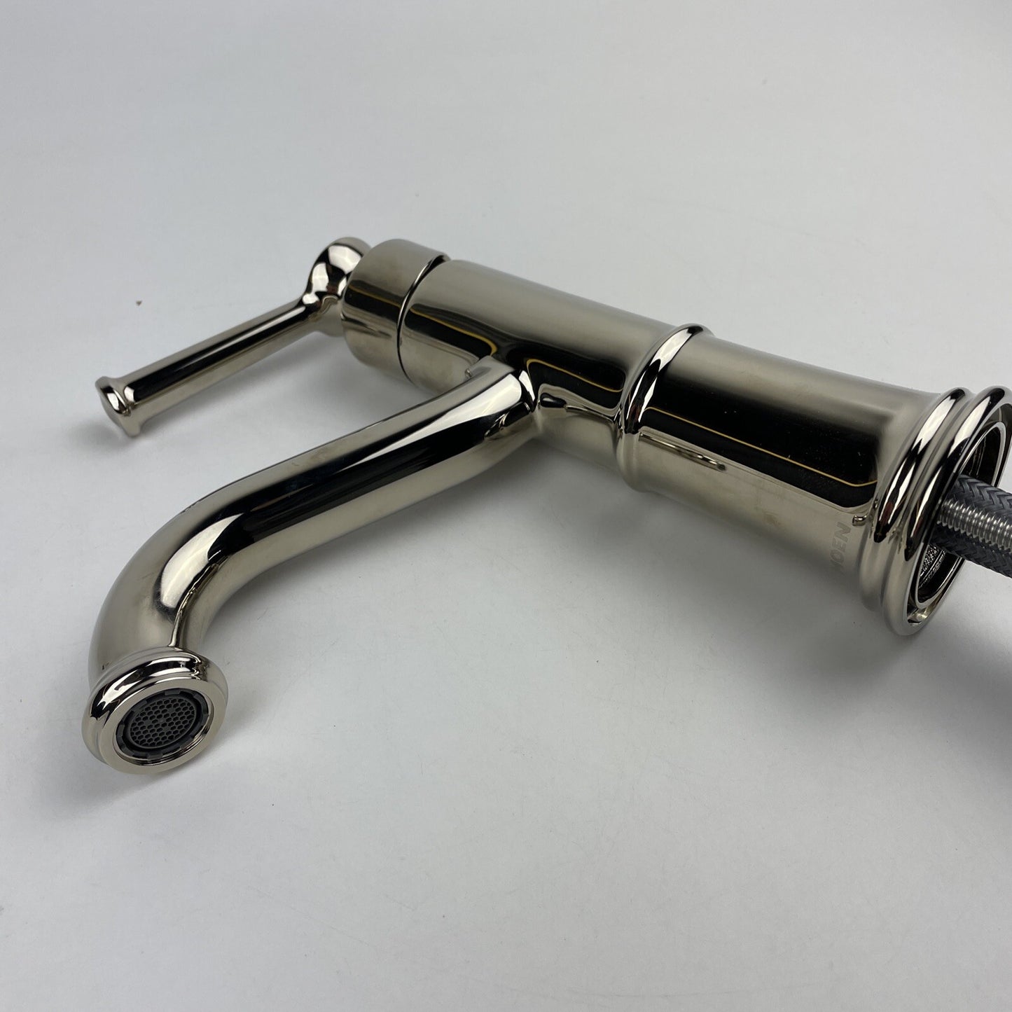 Moen 6402NL Belfield One-Handle Single Hole Bathroom Faucet - Polished Nickel