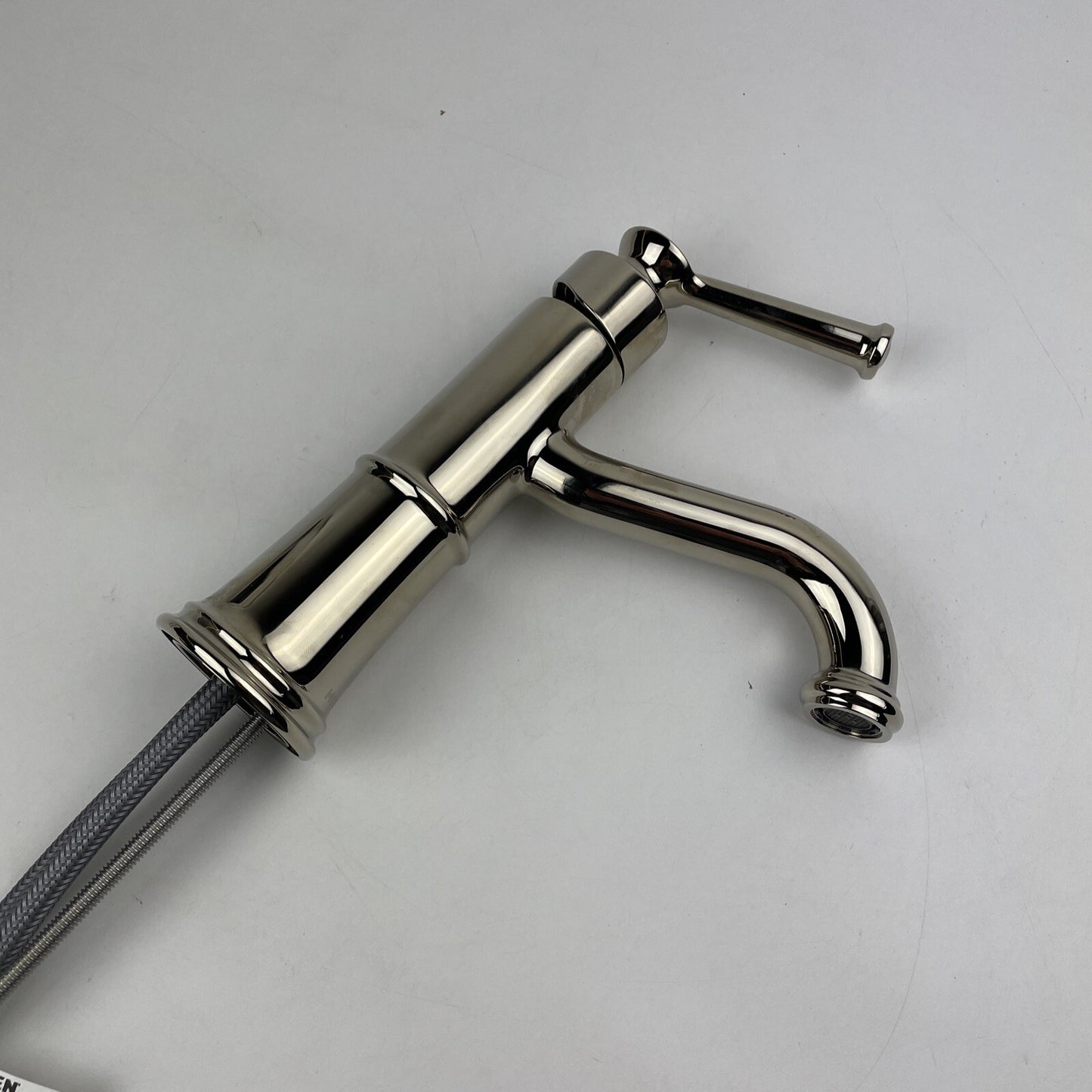 Moen 6402NL Belfield One-Handle Single Hole Bathroom Faucet - Polished Nickel