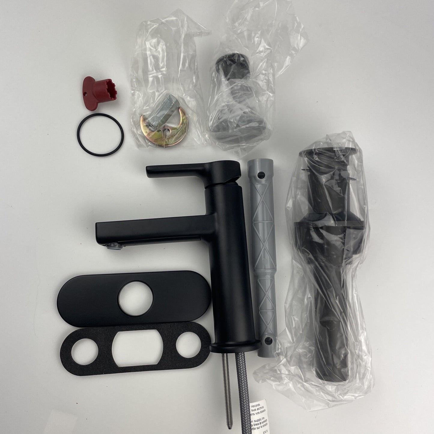 Moen 84627BL Rinza Single-Handle High Arc Bathroom Faucet - Matte Black