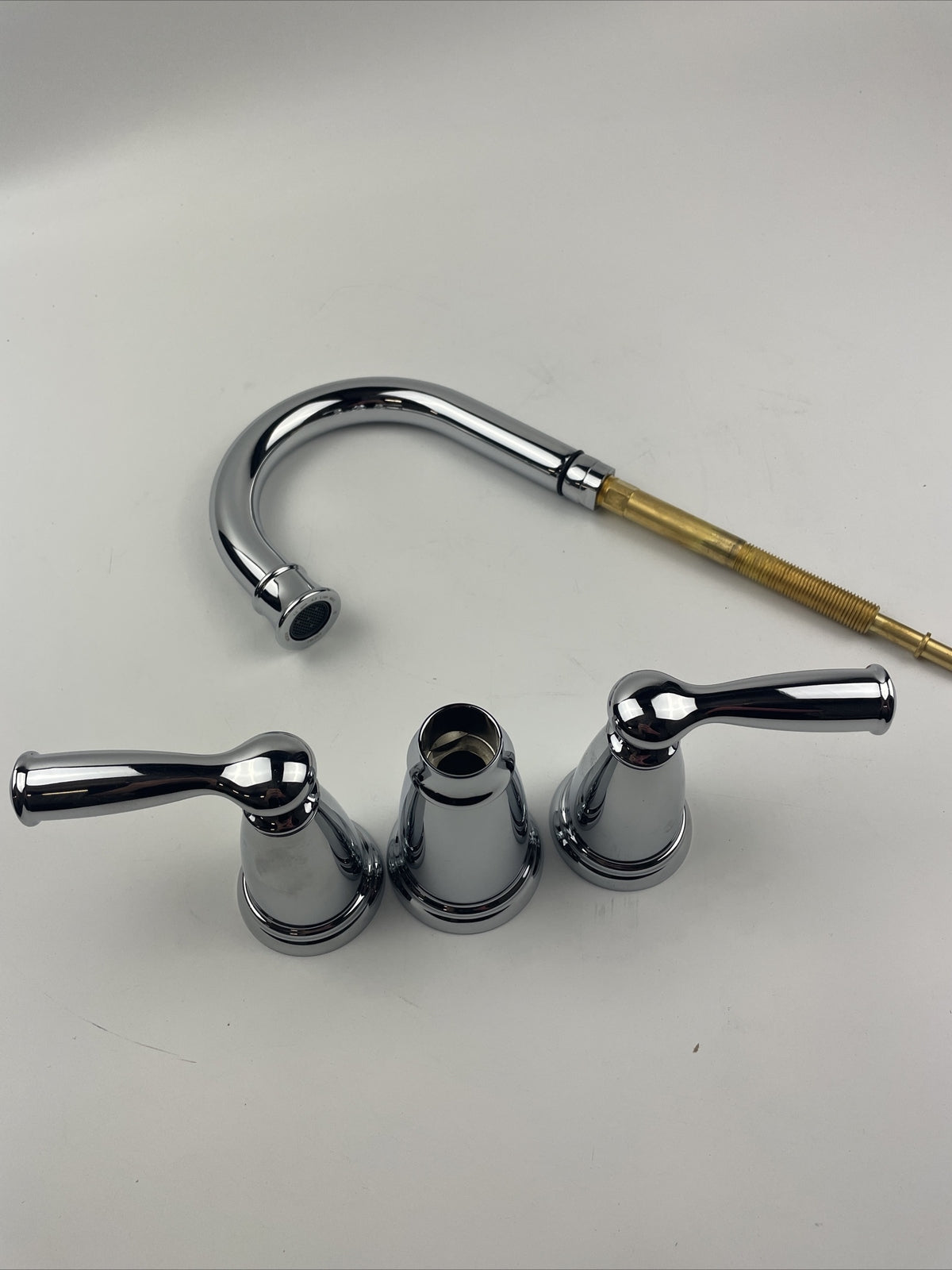 Moen 84947 Banbury Widespread Double Handle High-Arc Bathroom Faucet - Chrome