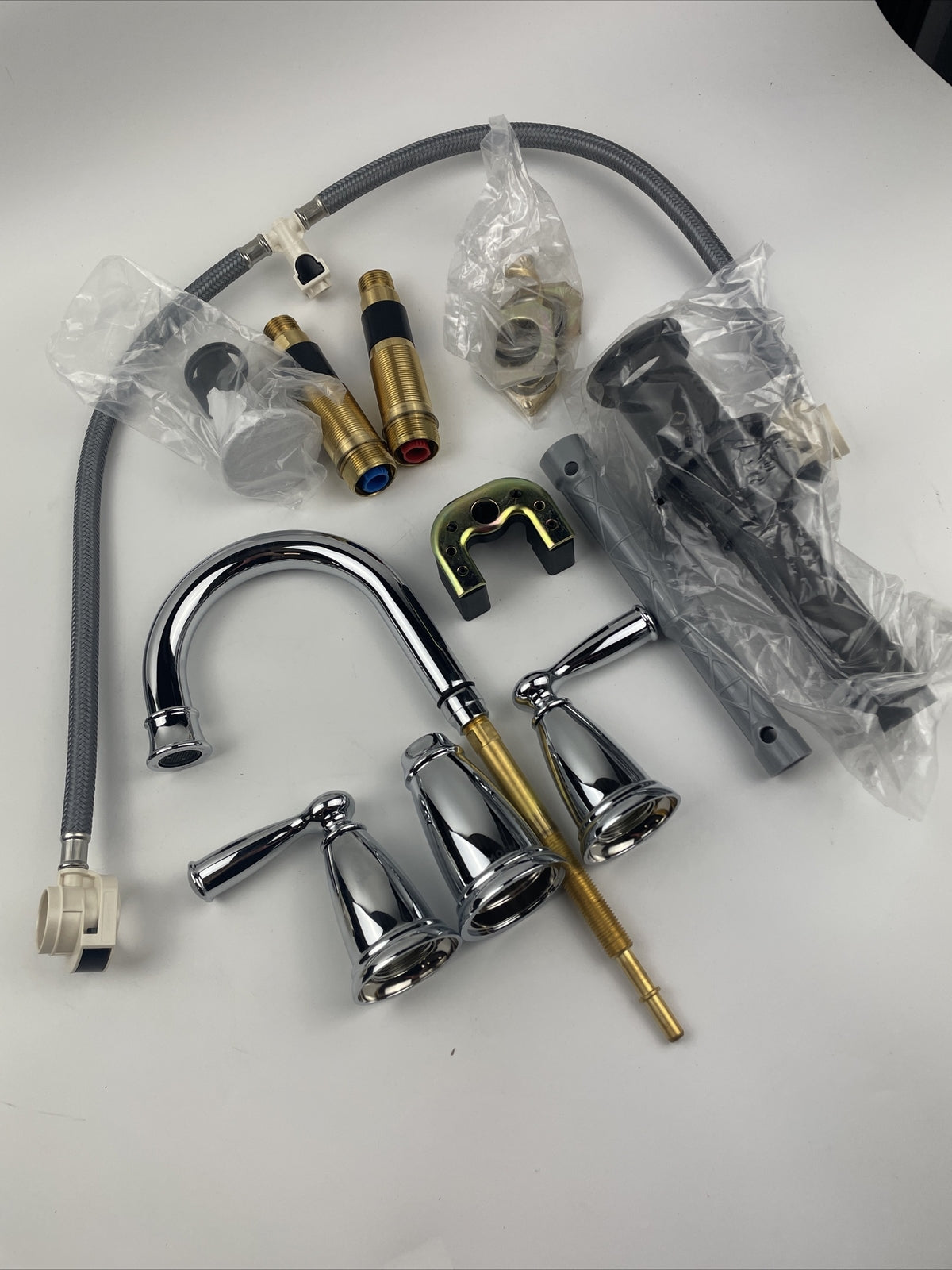 Moen 84947 Banbury Widespread Double Handle High-Arc Bathroom Faucet - Chrome