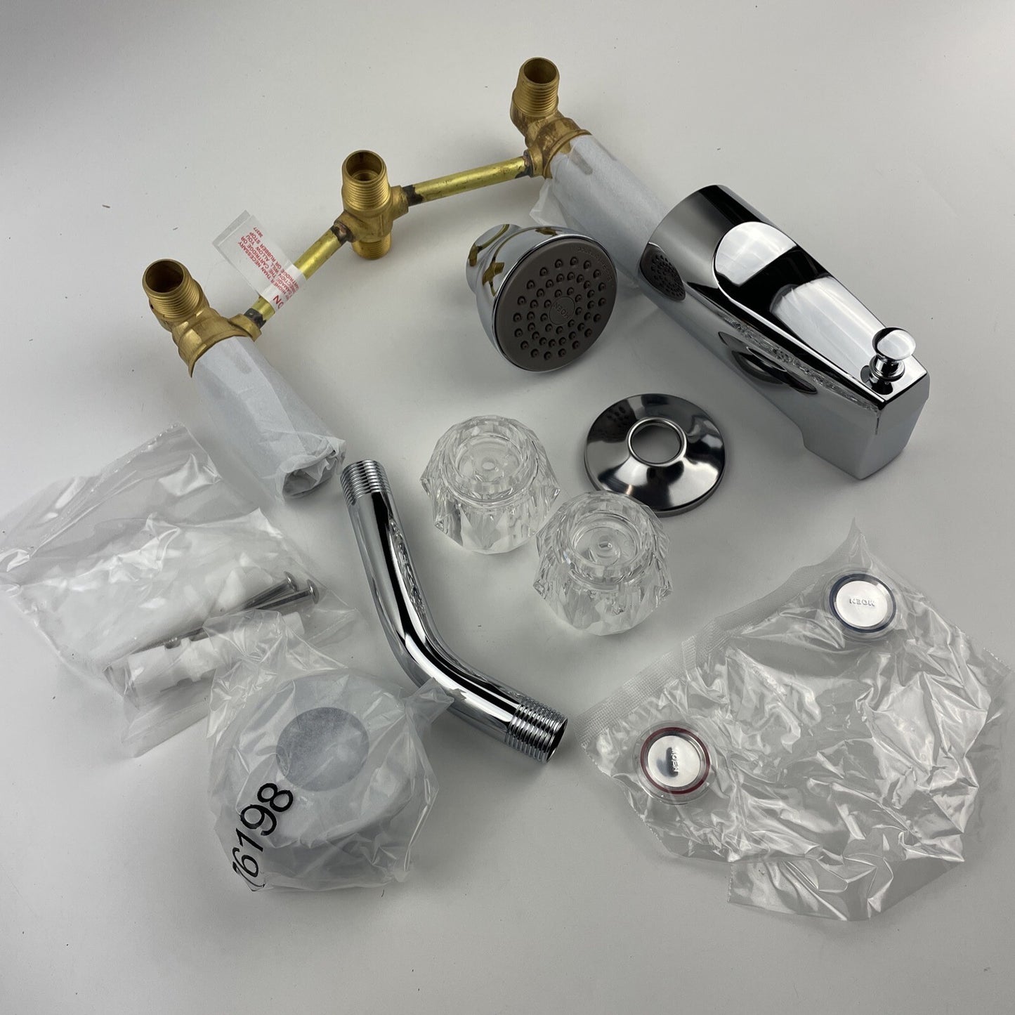New Moen 2919EP Chateau Tub/ Shower Trim & Valve Package - Chrome
