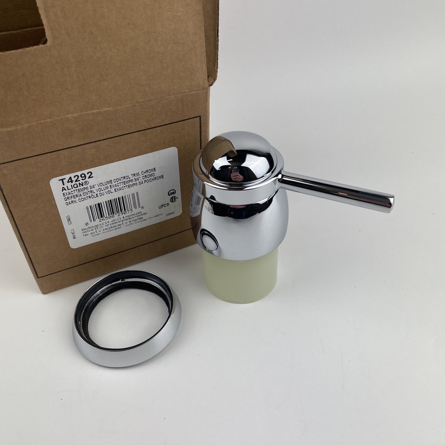 Moen T4292Align Single Function 1-Handle Volume Control Valve Trim in Chrome