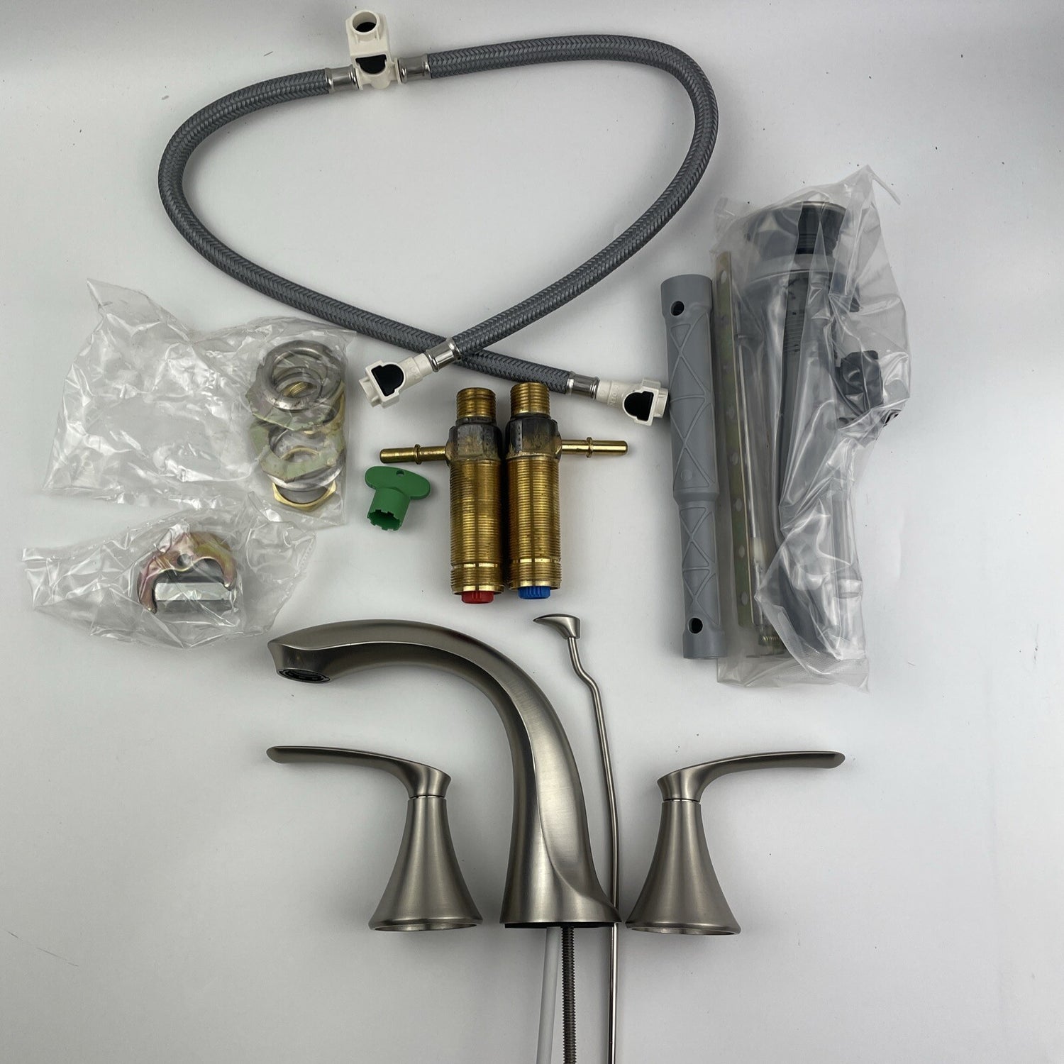 Moen WS84551SRN Darcy 8 in Widespread 2-Handle Bathroom Faucet - Brushed Nickel