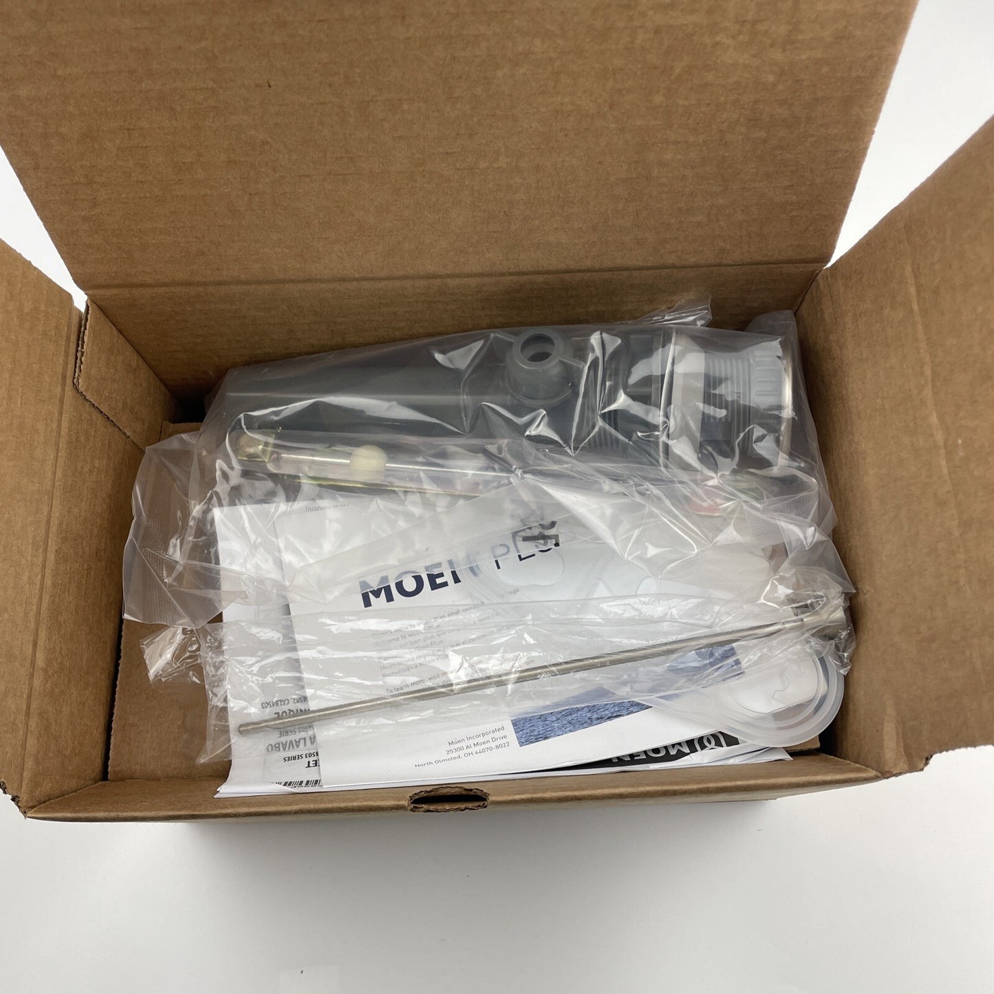Moen WSL84502SRN Adler One Handle Centerset Bathroom Faucet - Brushed Nickel