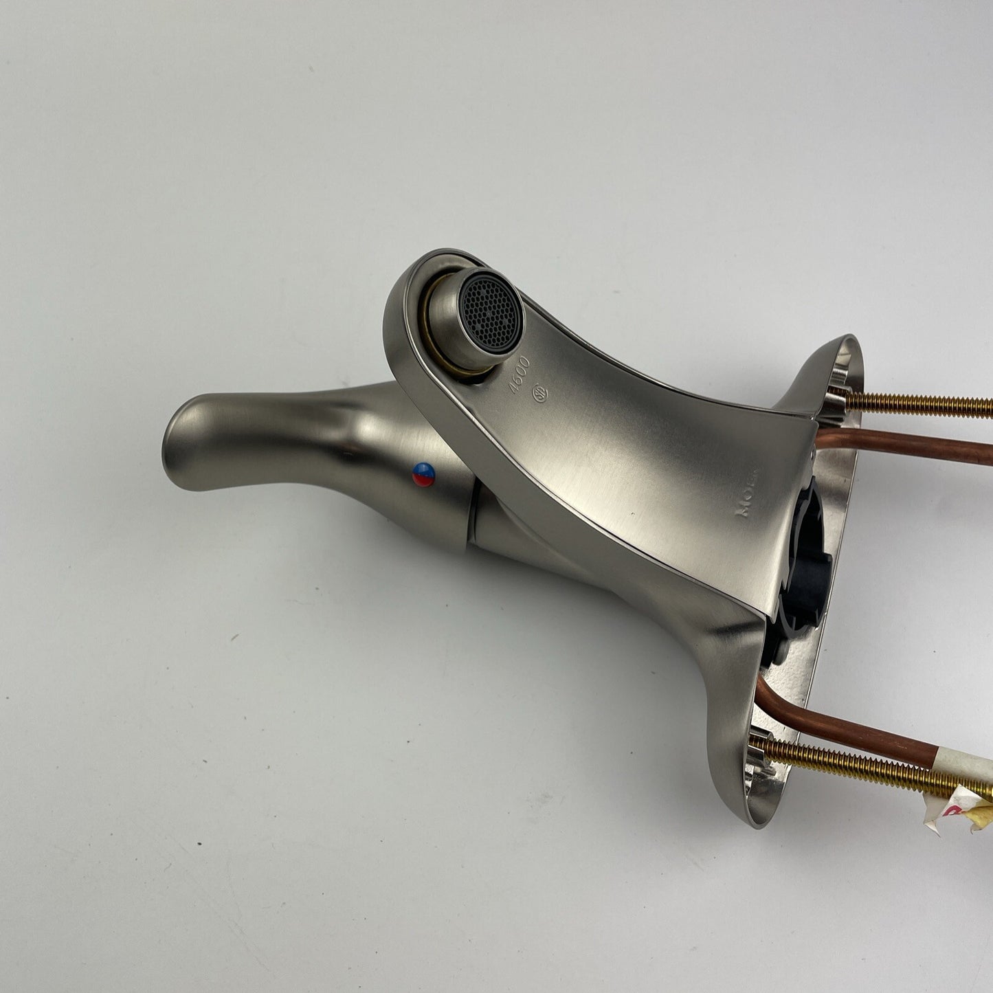 Moen WSL84502SRN Adler One Handle Centerset Bathroom Faucet - Brushed Nickel