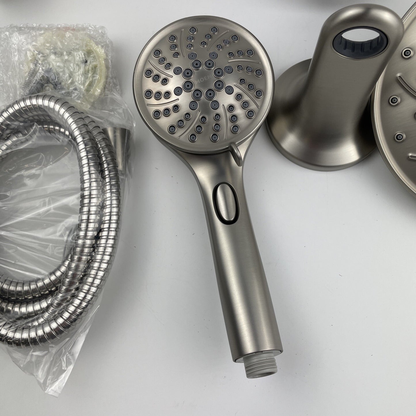 Moen 28586SRN Attract Magnetix 6-Spray Dual Shower Heads - Brushed Nickel