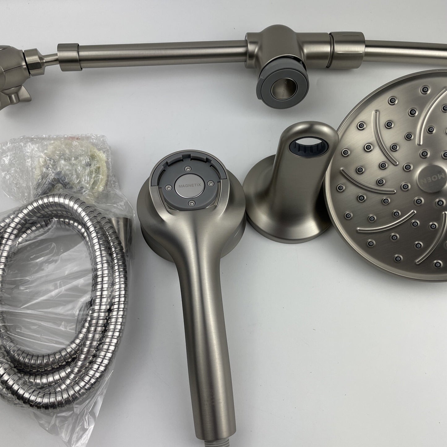Moen 28586SRN Attract Magnetix 6-Spray Dual Shower Heads - Brushed Nickel