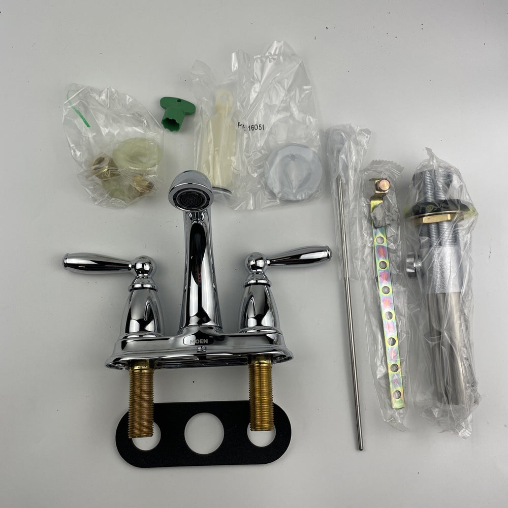 Moen 6610 Brantford 2-Handle Centerset Bathroom Faucet - Chrome