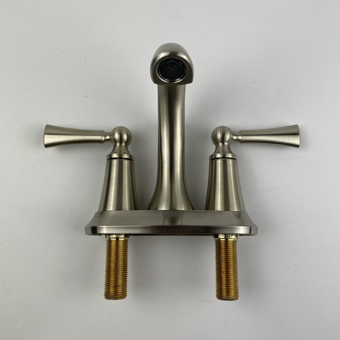 Moen 4505BN Wynford Centerset High-Arc Bathroom Faucet - Brushed Nickel