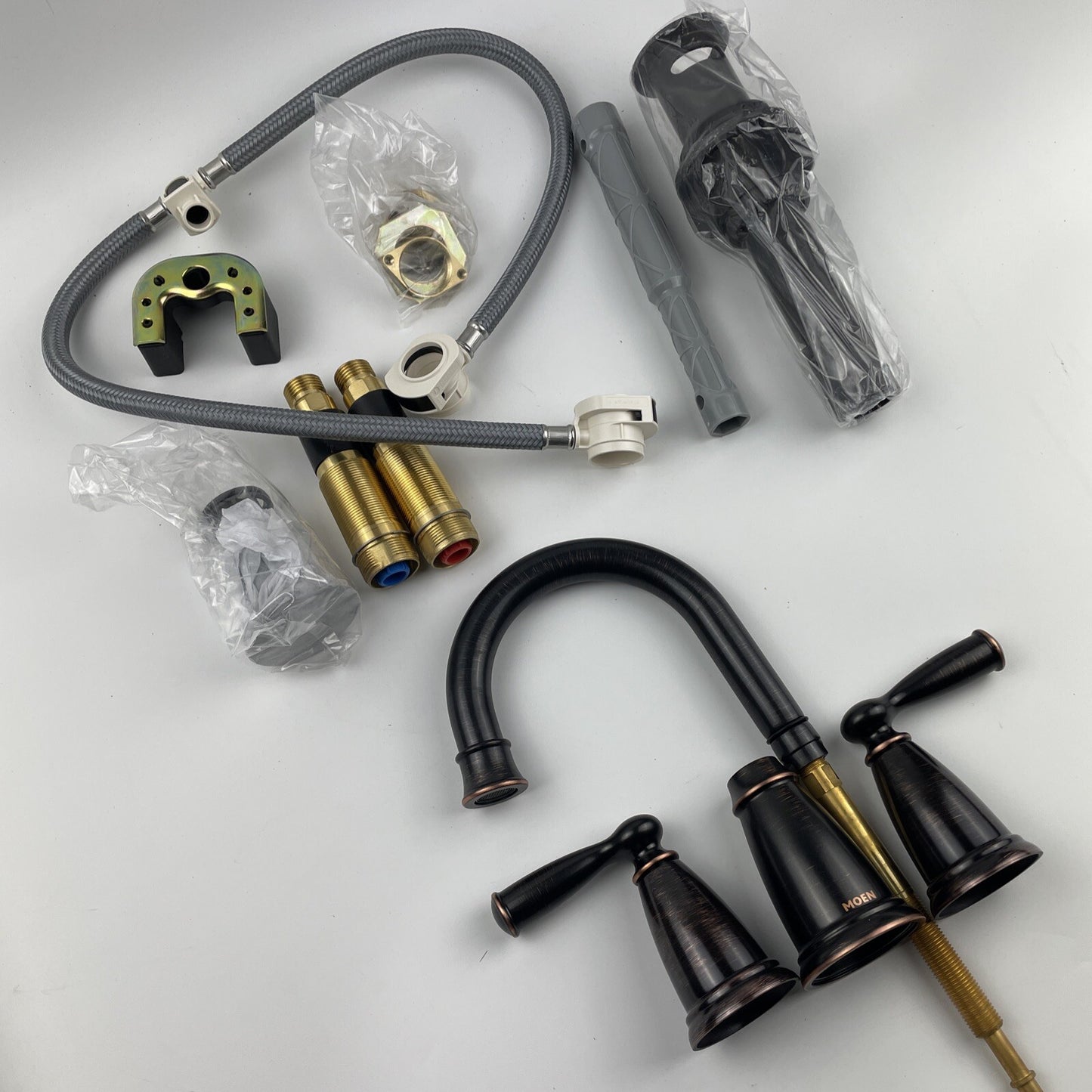 Moen 84947BRB Banbury Widespread Bathroom Faucet - Mediterranean Bronze