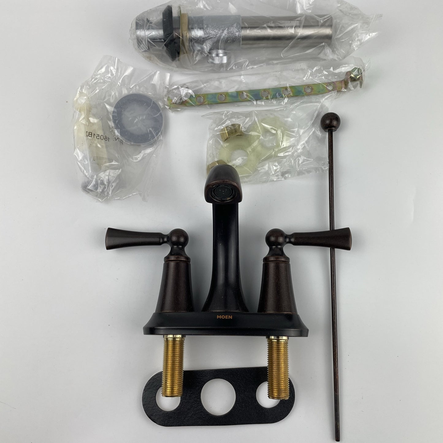 Moen 4505ORB Wynford Two-Handle High Arc Bathroom Faucet - Oil Rubbed Bronze