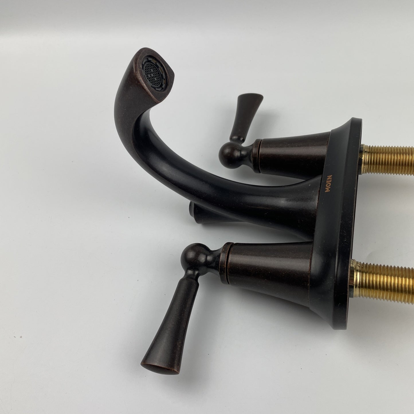 Moen 4505ORB Wynford Two-Handle High Arc Bathroom Faucet - Oil Rubbed Bronze