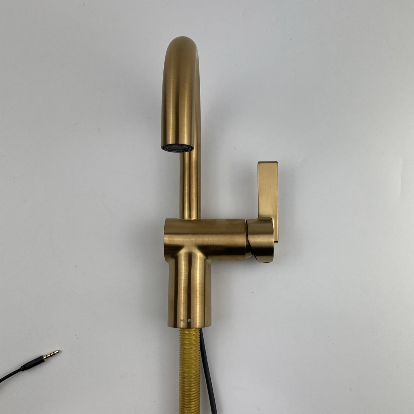 Moen 6221EWBG Cia Single Handle Single Hole Bathroom Sink Faucet - Brushed Gold