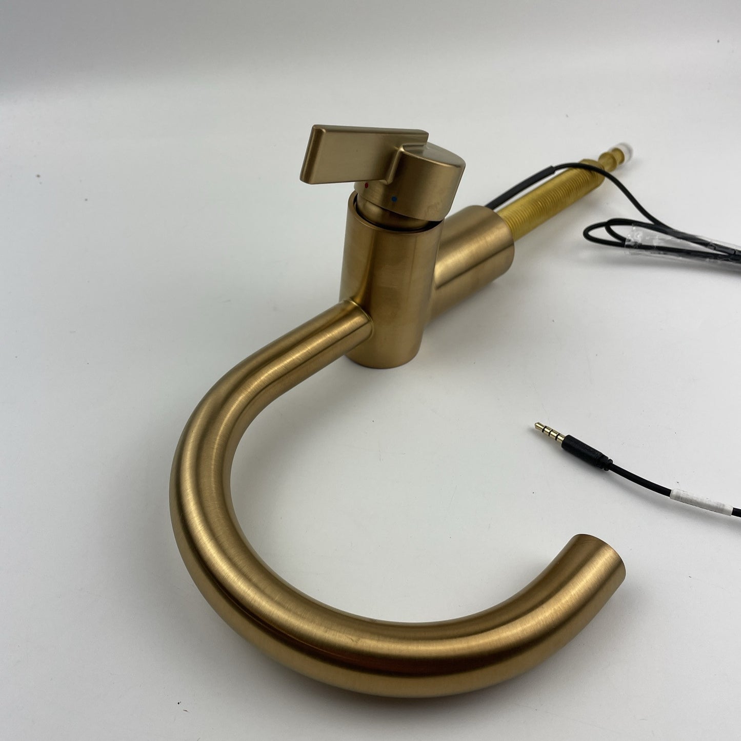 Moen 6221EWBG Cia Single Handle Single Hole Bathroom Sink Faucet - Brushed Gold