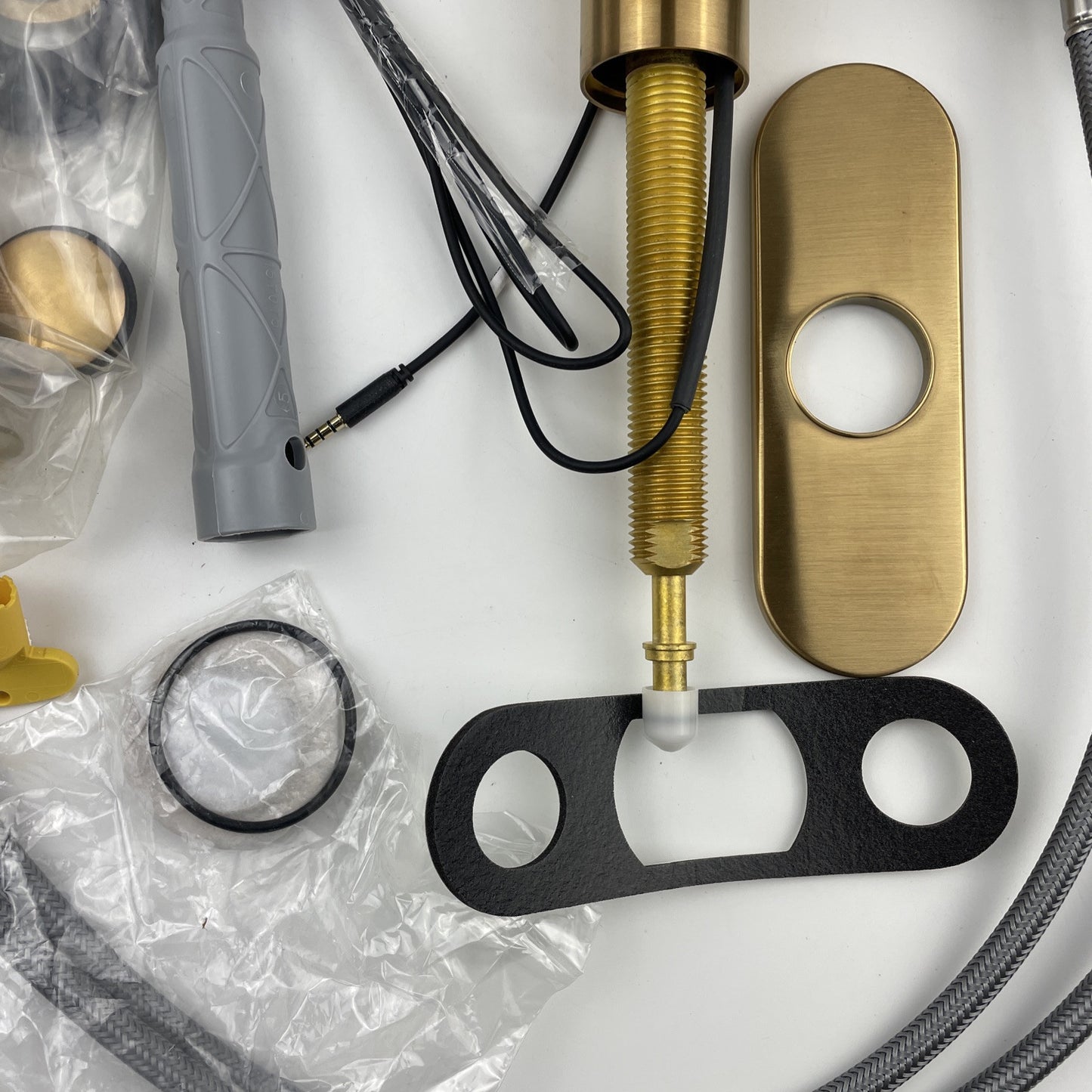 Moen 6221EWBG Cia Single Handle Single Hole Bathroom Sink Faucet - Brushed Gold