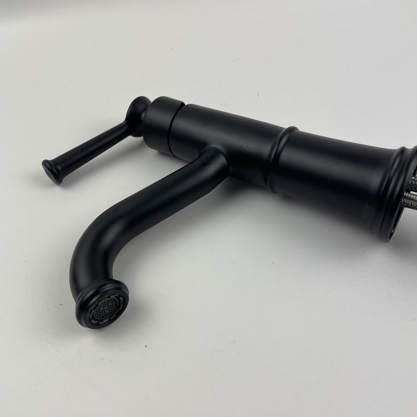 Moen 6402BL Belfield Single Handle 1 Hole Bathroom Faucet - Matte Black