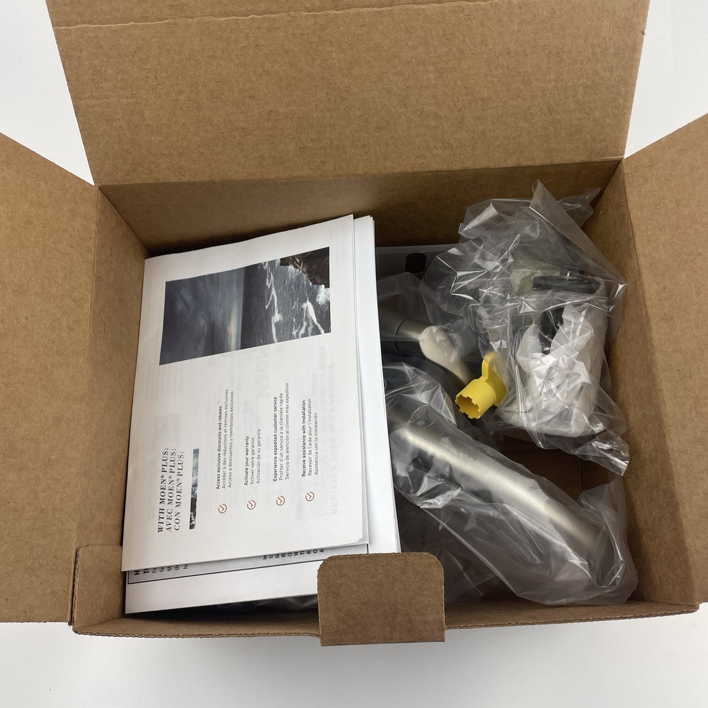 Moen 84467SRN Korek Centerset Bathroom Sink Faucet - Brushed Nickel