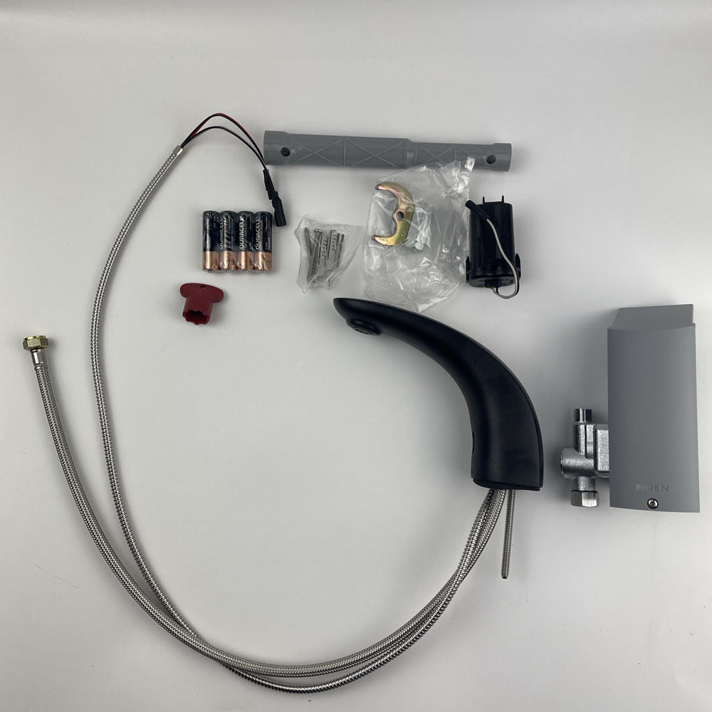 Moen CA8302BL M-Power Sensor Operated Transitional Lavatory Faucet - Matte Black