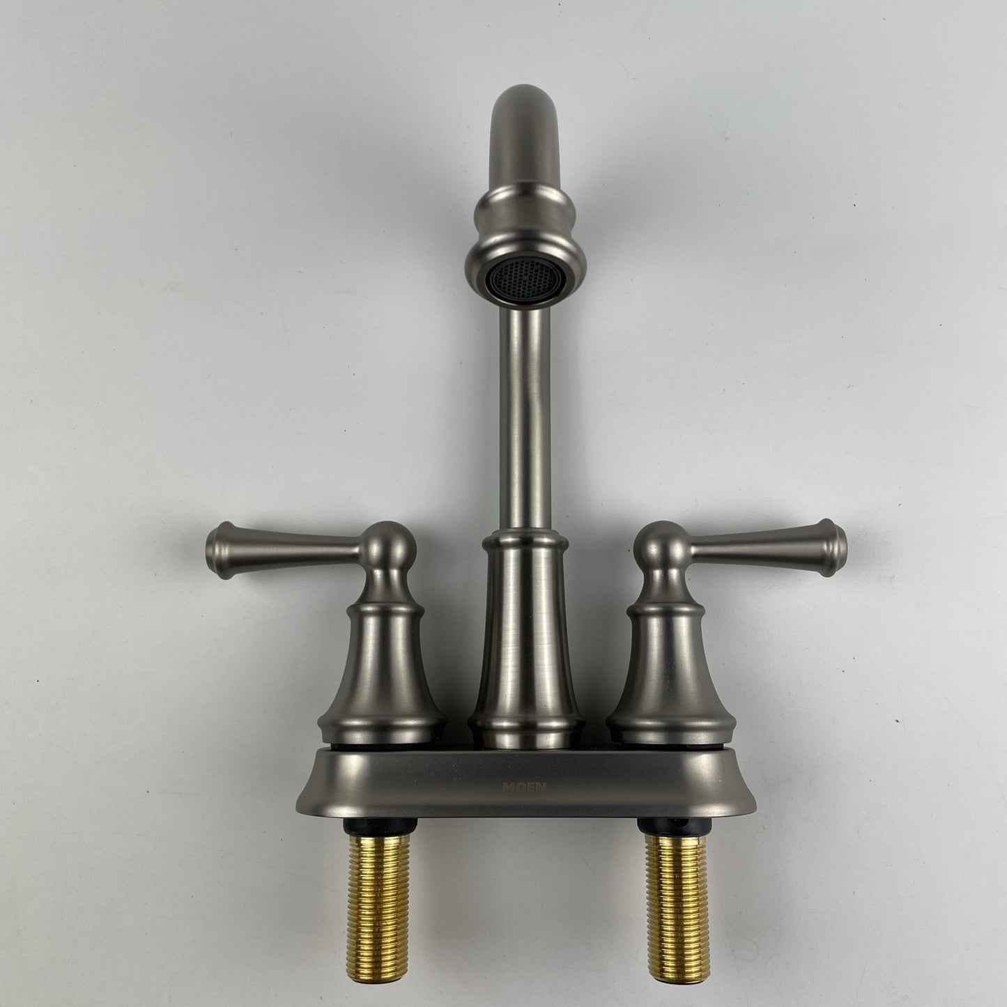 Moen 84162SRN Brecklyn Two-Handle High Arc Bathroom Faucet - Brushed Nickel