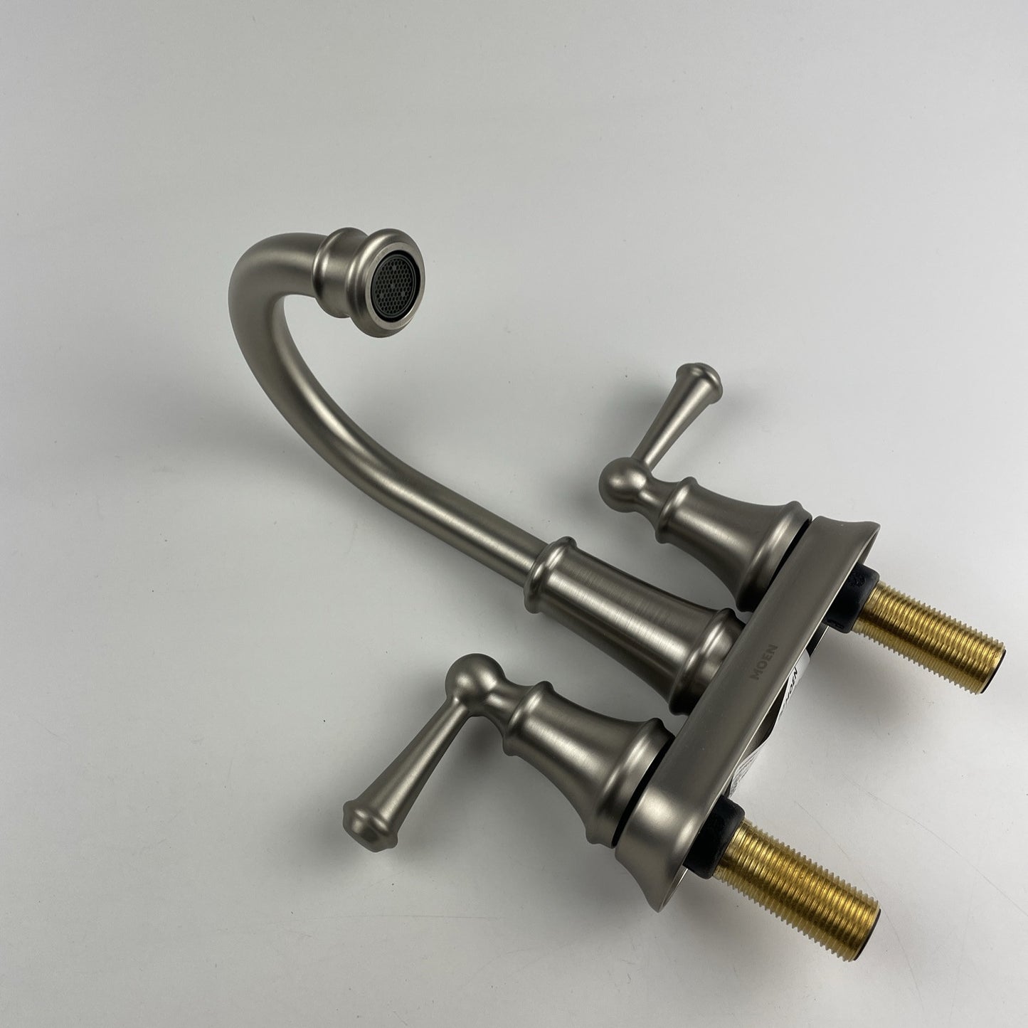 Moen 84162SRN Brecklyn Two-Handle High Arc Bathroom Faucet - Brushed Nickel