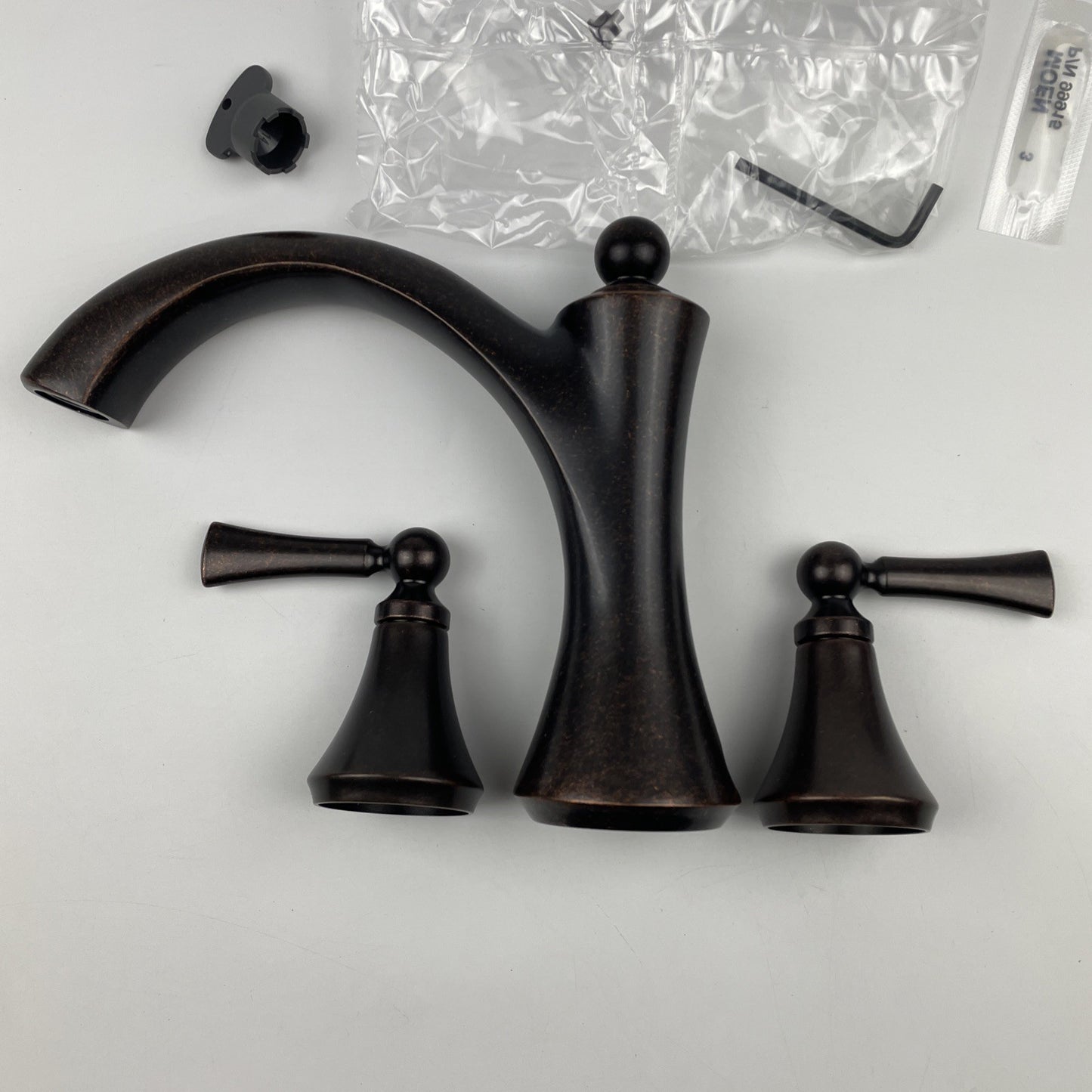 Moen T653ORB Wynford Two Handle Deck Mounted Roman Tub Faucet Oil Rubbed Bronze
