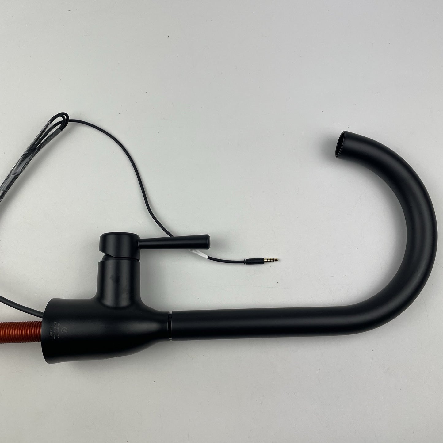 Moen 87233EWBL Adler One-Handle Low Arc Pulldown Kitchen Faucet - Matte Black