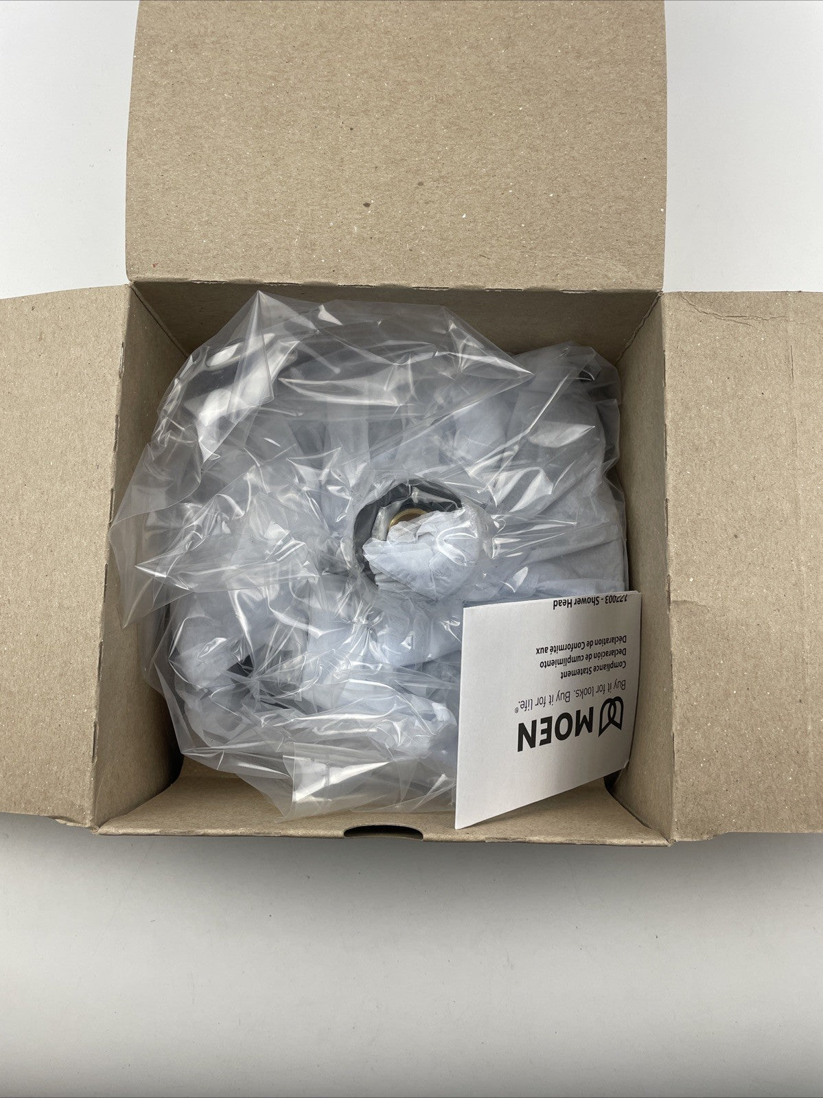 Moen S176EPBL 7” Eco-Performance Single Function Shower Head - Matte Black