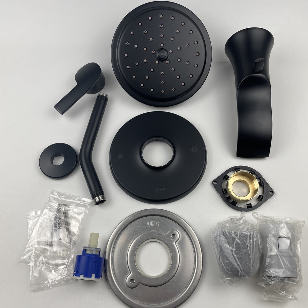 (READ)Moen UTS3203BL Doux M-CORE 3-Series 1-Handle Tub & Shower Trim Matte Black
