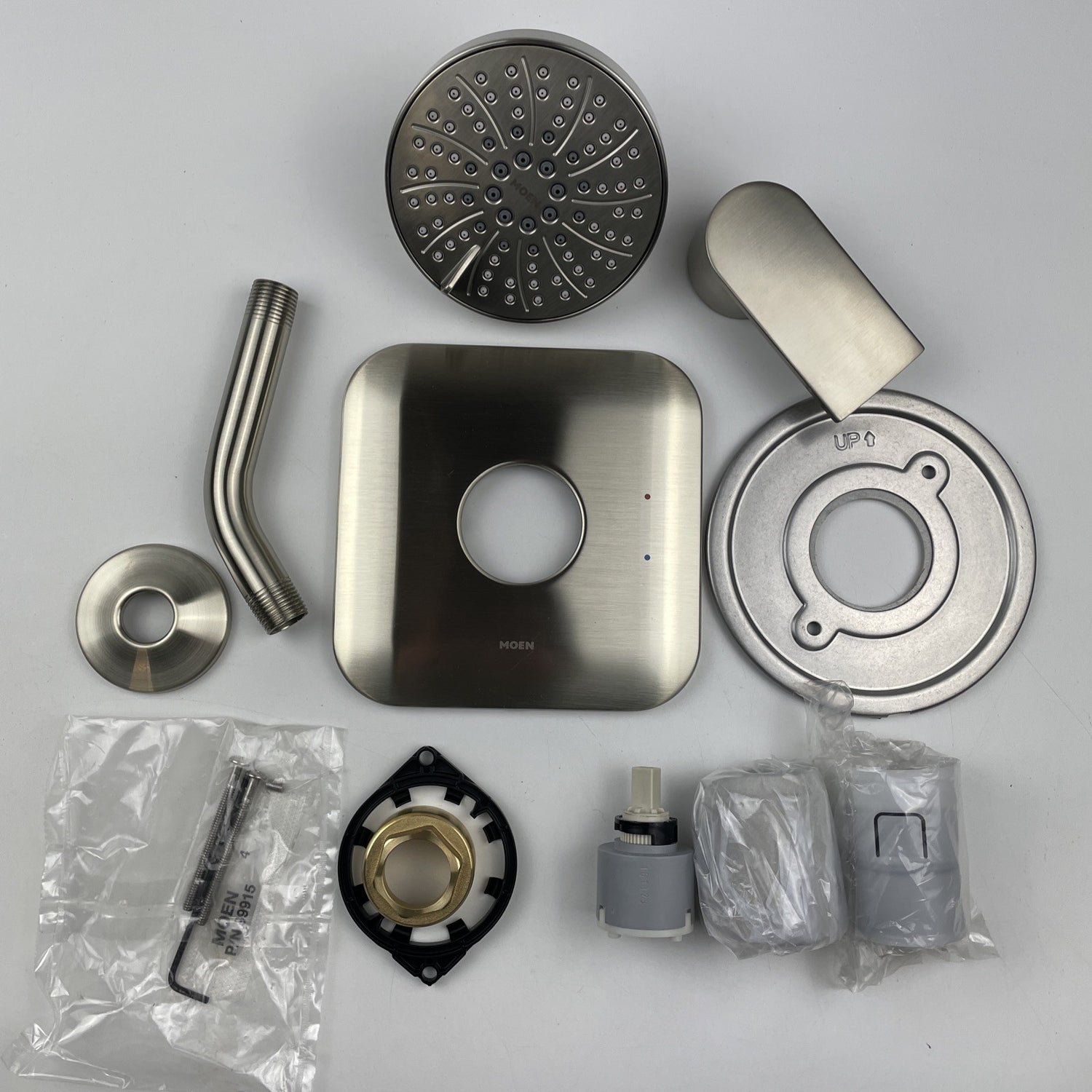 Moen UT2472EPBN Genta LX M-Core 2-Series 1-Handle Shower Trim Kit Brushed Nickel