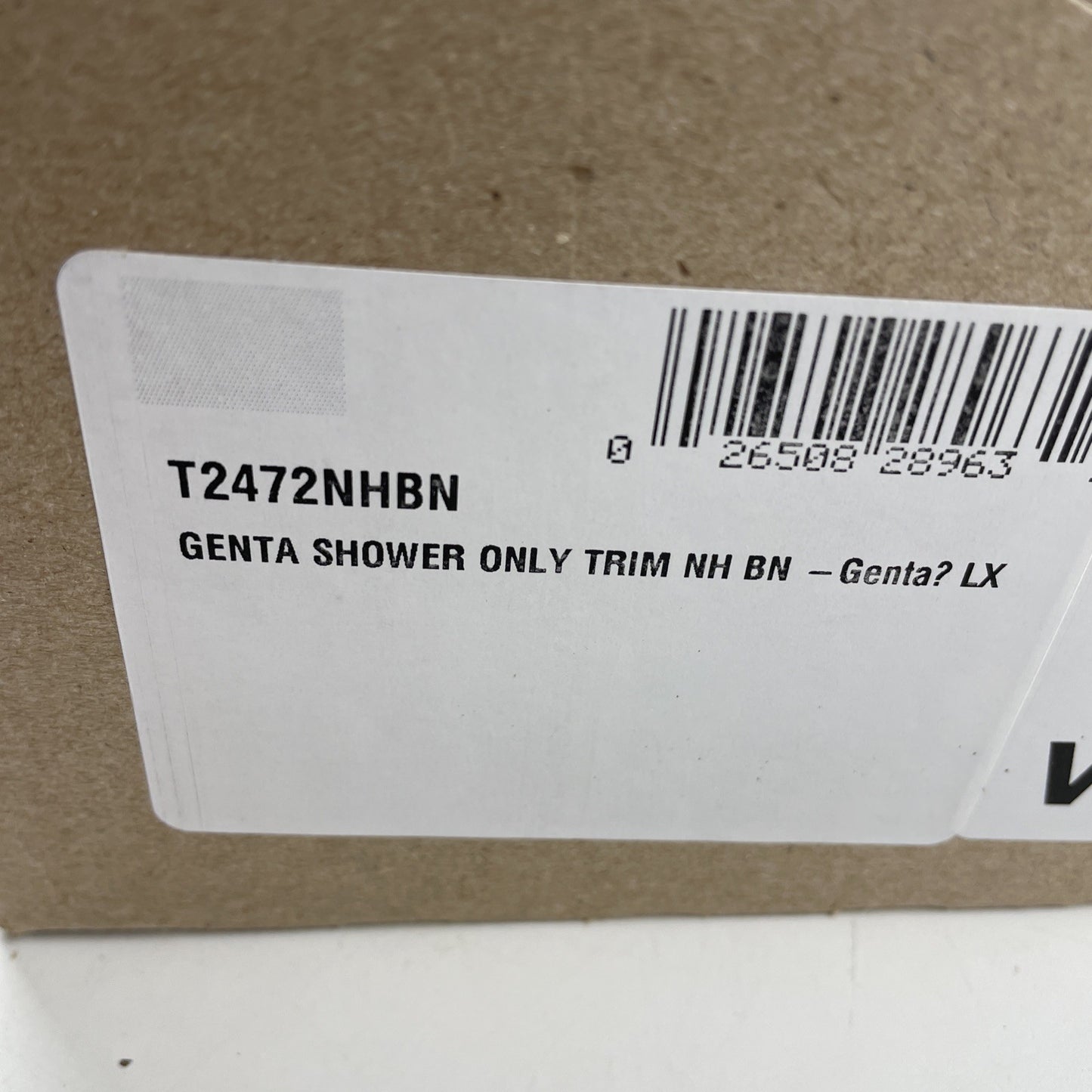 Moen T2472NHBN Genta LX Pressure Balanced Shower Trim Only - Brushed Nickel