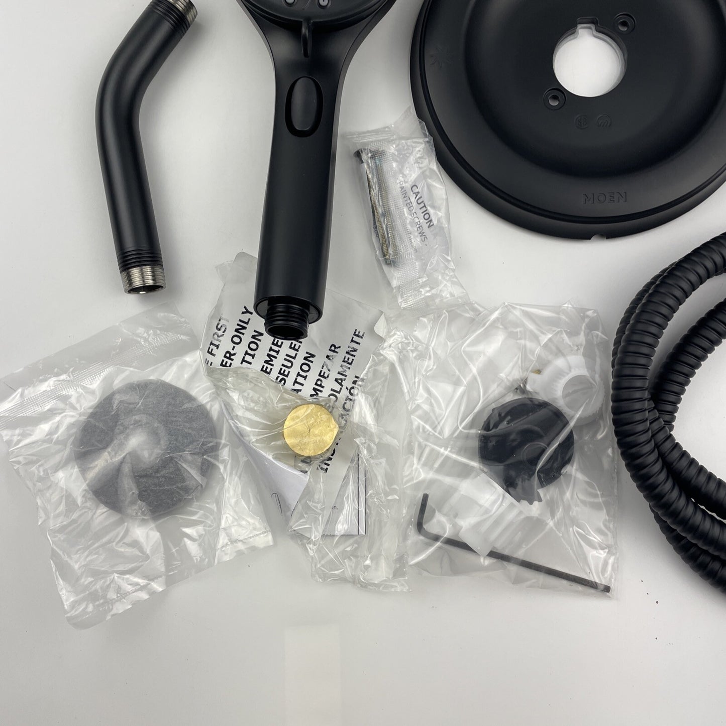 Moen 82611BL Brecklyn Single Handle 6-Spray Tub and Shower Faucet - Matte Black