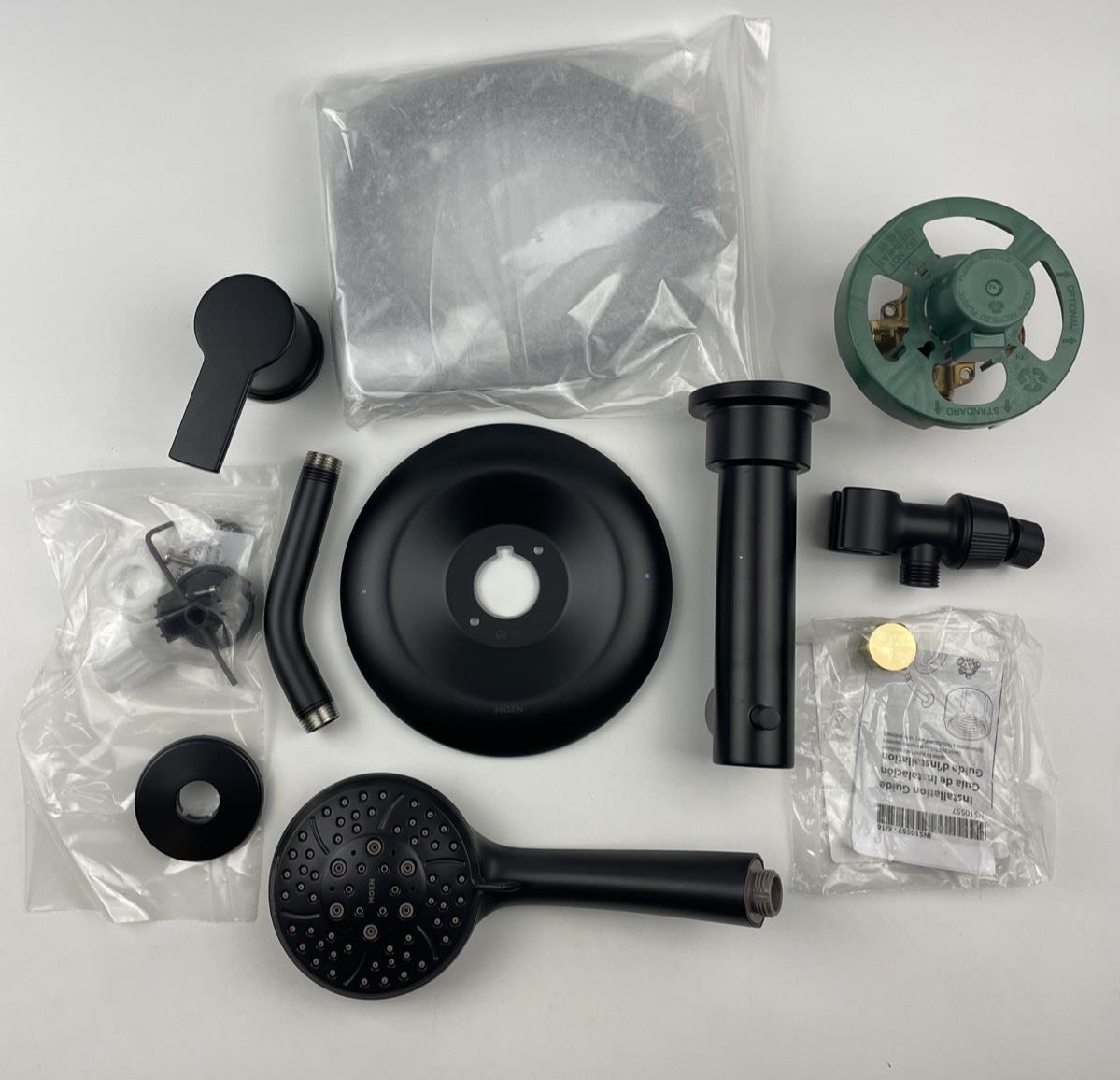 (READ) Moen 82618BL Meena 1-Handle Tub And Shower Faucet - Matte Black