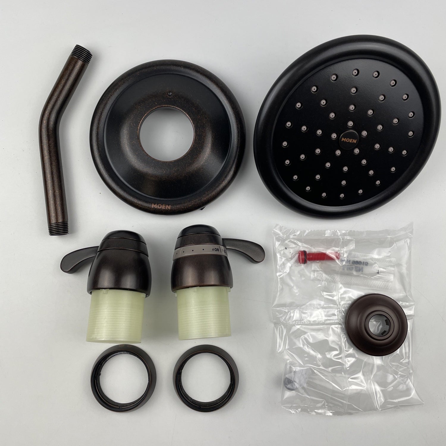 Moen TS3400ORB ExactTemp 2-Handle Rain Shower Faucet - Oil Rubbed Bronze