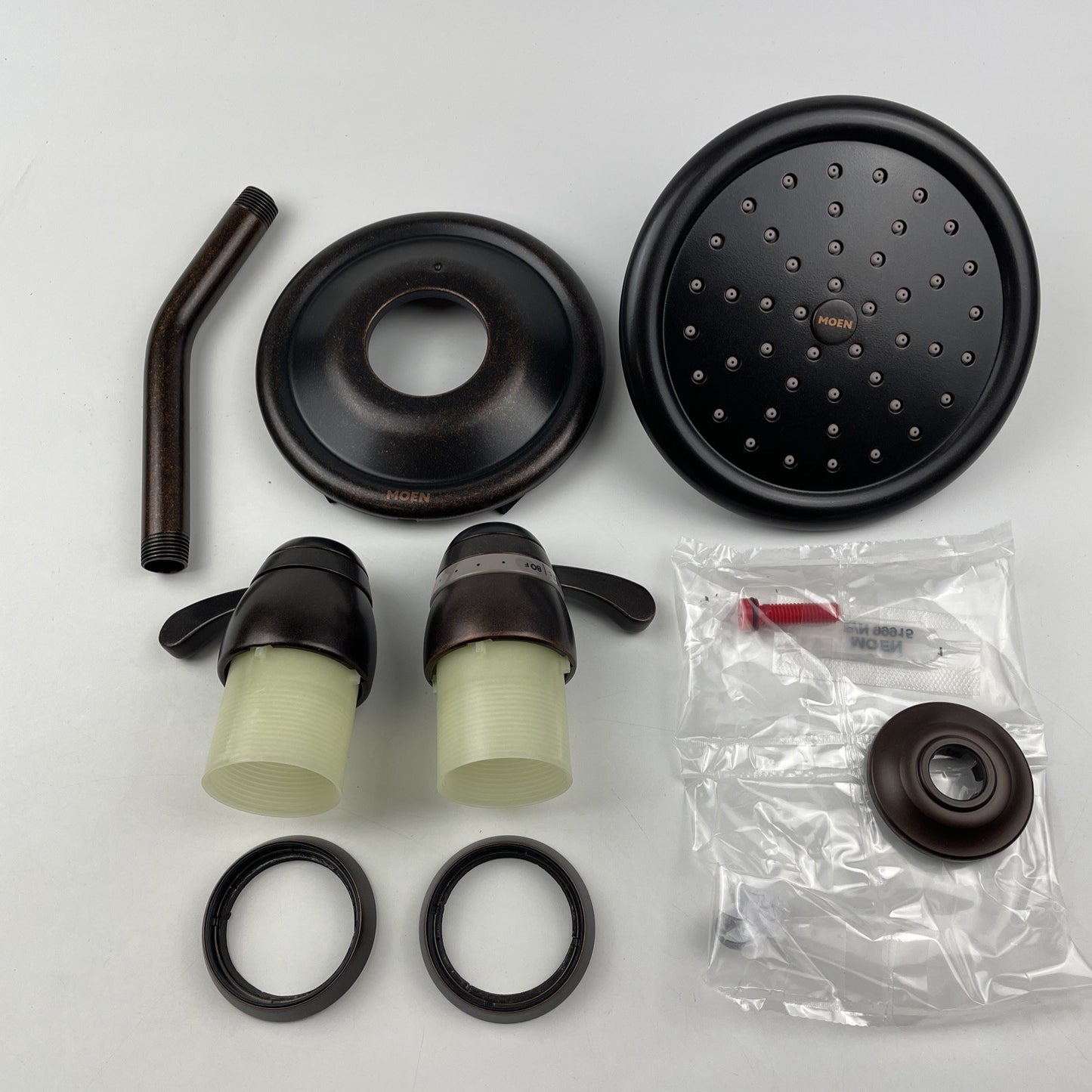 Moen TS3400ORB ExactTemp 2-Handle Rain Shower Faucet - Oil Rubbed Bronze