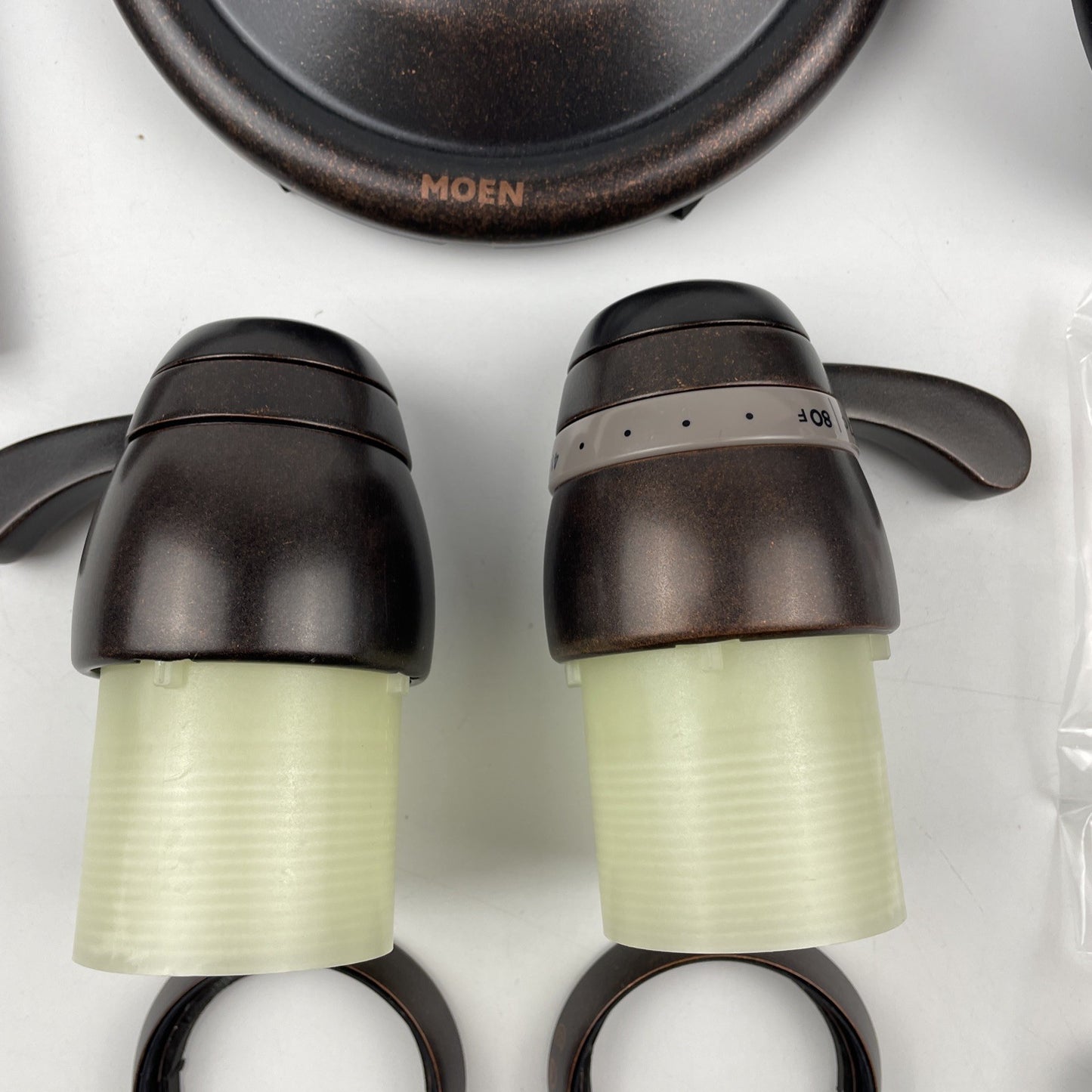 Moen TS3400ORB ExactTemp 2-Handle Rain Shower Faucet - Oil Rubbed Bronze