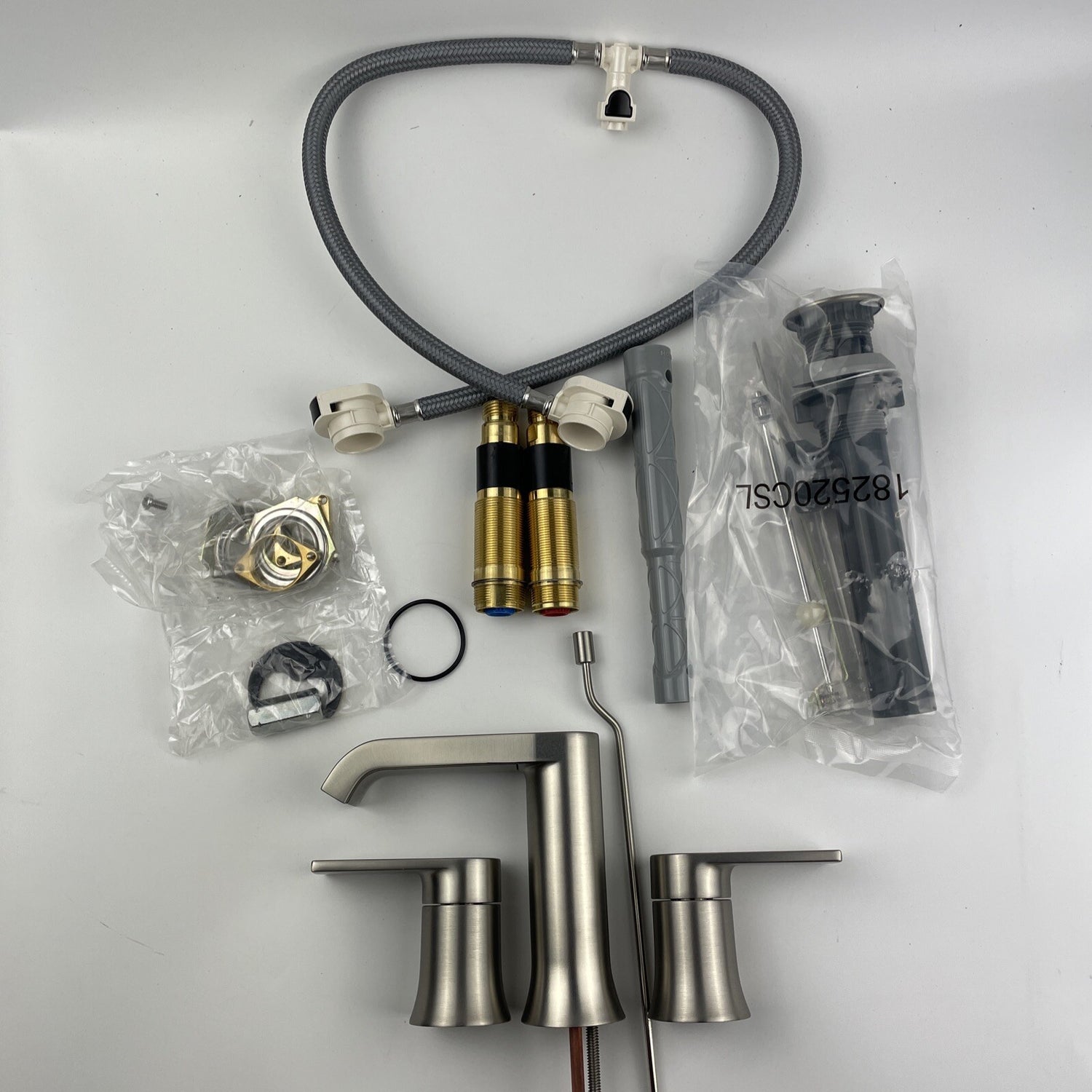 Moen 84763SRN Genta Two Handle Bathroom Sink Faucet - Brushed Nickel